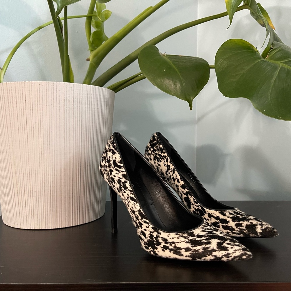 Michael Kors Gretel Speckled Pony Print Calf Hair Pump